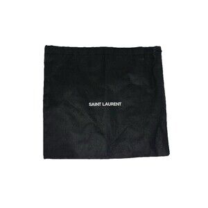 Saint Laurent Black Dust Bag Small 8x8"